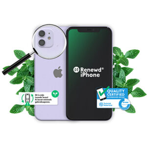Renewd Apple iPhone 11 - 64GB paars 3 Renewd Apple iPhone 11 - 64GB paars