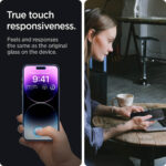 Spigen GLAStR Privacy EZ Fit Screenprotector + Applicator Apple iPhone 14 Pro Max - Afbeelding 3