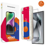 Accezz Triple Strong Full Cover Glas Screenprotector met applicator Samsung Galaxy S24 Ultra - Transparant - Afbeelding 7