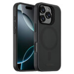 Accezz Rugged Frosted MagSafe Backcover iPhone 16 Pro - Zwart - Afbeelding 4